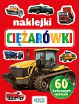 60 kolorowych naklejek Ciężarówki