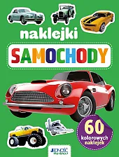60 kolorowych naklejek Samochody