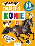 60 kolorowych naklejek Konie