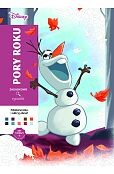 Art therapy Kolorowanka antystresowa Disney Pory roku Zagadkowe rysunki