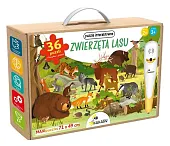Zwierzęta lasu Puzzle interaktywne KakaduMagdalena Młodnicka