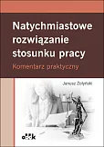 Natychmiastowe rozwiązanie stosunku pracy. Komentarz praktyczny Natychmiastowe rozwiązanie stosunku pracy. Komentarz praktyczny