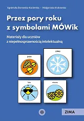 Przez pory roku z symbolami MÓWik Zima
