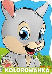 Wykrojnik Zajączek Kolorowanka