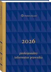 Profesjonalny Informator Prawnika 2026, granatowy (format B5)