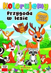 Kolorujemy Przygoda w lesie