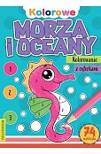 Morza i oceany Kolorowanie z cyferkami Morza i oceany Kolorowanie z cyferkami