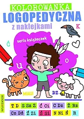 Kolorowanka logopedyczna 2 z naklejkami