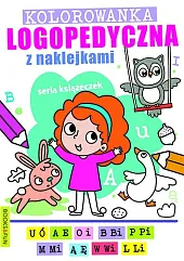 Kolorowanka logopedyczna 1 z naklejkami