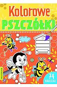 Kolorowe pszczółki Kolorowanka Kolorowe pszczółki Kolorowanka