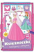 Księżniczki Kolorujemy i naklejamy Księżniczki Kolorujemy i naklejamy