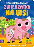 Koloruję i naklejam. Zwierzątka na wsi. Duże naklejki od 3 lat