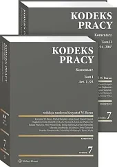 Kodeks pracy. Komentarz. Tom I i II [PRZEDSPRZEDAŻ]