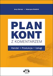 Plan kont z komentarzem. Handel, produkcja, usługi