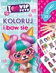 Koloruj i baw się 30 tatuaży I love VIP Pets