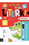 Piszę i zmazuję. Uczę się pisać literki z pisakiem