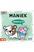 Maniek koloruje i nakleja. Zwierzęta