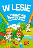 W lesie Kolorowanki z naklejkami