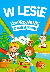 W lesie Kolorowanki z naklejkami