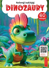 Kolorowanka z kodem QR - Dinozaury