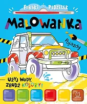 Farbki i pędzelek Malowanka Użyj wody,,Anna Podgórska