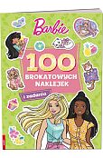 Barbie 100 Brokatowych naklejek Barbie 100 Brokatowych naklejek