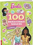 Barbie 100 Brokatowych naklejek