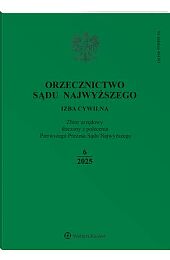 Orzecznictwo Sądu Najwyższego. Izba Cywilna