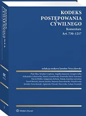 Kodeks postępowania cywilnego. Komentarz. Art. 730–1217Piotr Blus