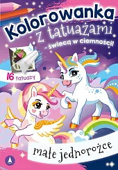 Kolorowanka z tatuażami - świecą w,