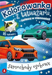 Kolorowanka z tatuażami - świecą w,