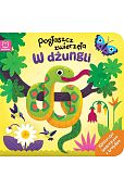Pogłaszcz zwierzęta. W dżungli. Książeczka sensoryczna z brokatem Pogłaszcz zwierzęta. W dżungli. Książeczka sensoryczna z brokatem