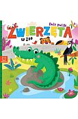 Zwierzęta w zoo. Duże puzzle