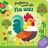Pogłaszcz zwierzęta. Na wsi. Książeczka sensoryczna z brokatem