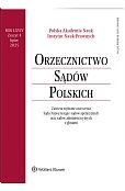 Orzecznictwo Sądów Polskich Orzecznictwo Sądów Polskich