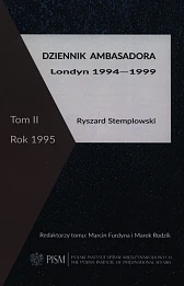 Dziennik ambasadora Londyn 1994-1999 Tom 2 Rok 1995