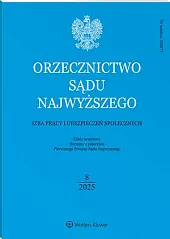 Orzecznictwo Sądu Najwyższego. Izba Pracy i, 