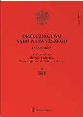 Orzecznictwo Sądu Najwyższego. Izba Karna