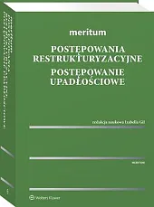 Meritum. Postępowania restrukturyzacyjne. Postępowanie upadłościowe [PRZEDSPRZEDAŻ]