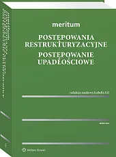 Meritum. Postępowania restrukturyzacyjne. Postępowanie upadłościowe [PRZEDSPRZEDAŻ]