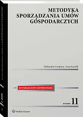 Metodyka sporządzania umów gospodarczych [PRZEDSPRZEDAŻ]