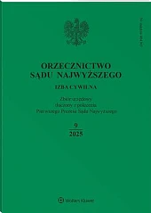 Orzecznictwo Sądu Najwyższego. Izba Cywilna Orzecznictwo Sądu Najwyższego. Izba Cywilna