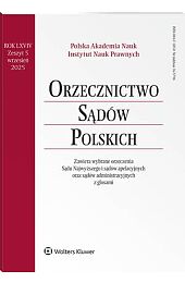Orzecznictwo Sądów Polskich