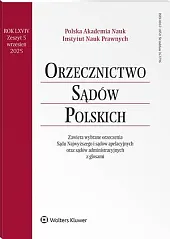 Orzecznictwo Sądów Polskich 