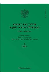 Orzecznictwo Sądu Najwyższego. Izba Cywilna