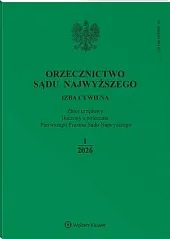Orzecznictwo Sądu Najwyższego. Izba Cywilna