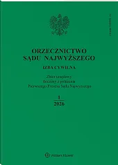 Orzecznictwo Sądu Najwyższego. Izba Cywilna
