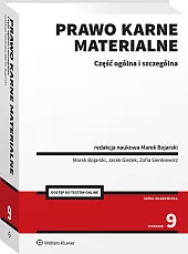 Prawo karne materialne. Część ogólna i szczególna