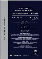 Zeszyty Naukowe Uniwersytetu Jagiellońskiego. Prace z Prawa Własności Intelektualnej