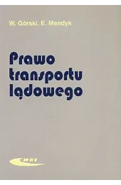Prawo transportu lądowegoMendyk Edward